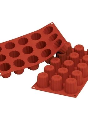 Silikomart Silicone Mini Bundt Caneles Mold Tray